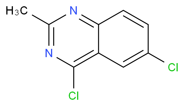 4,6-dichloro-2-methylquinazoline_分子结构_CAS_338739-44-9