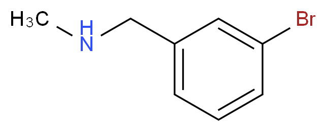 (3-Bromobenzyl)methylamine_分子结构_CAS_67344-77-8)