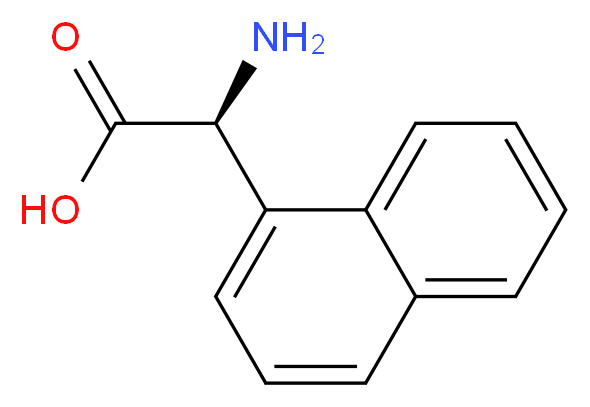 (2S)-2-amino-2-(naphthalen-1-yl)acetic acid_分子结构_CAS_111820-05-4