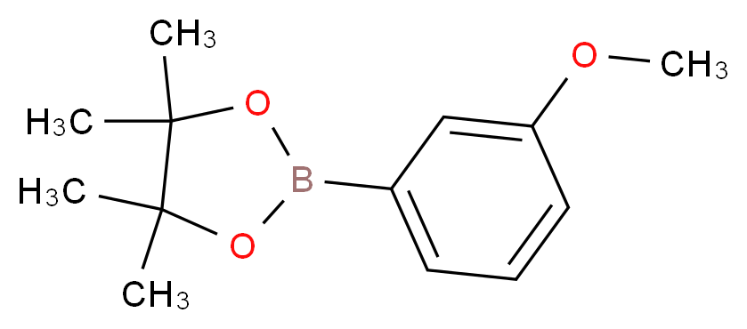 3-Methoxyphenylboronic acid pinacol ester_分子结构_CAS_325142-84-5)