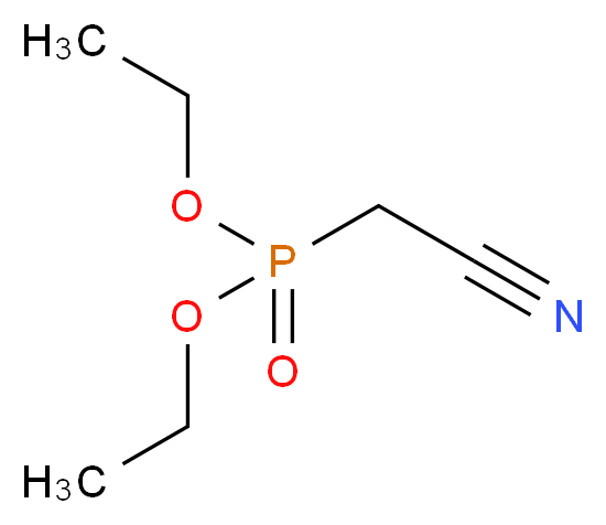 氰甲基膦酸二乙酯_分子结构_CAS_2537-48-6)