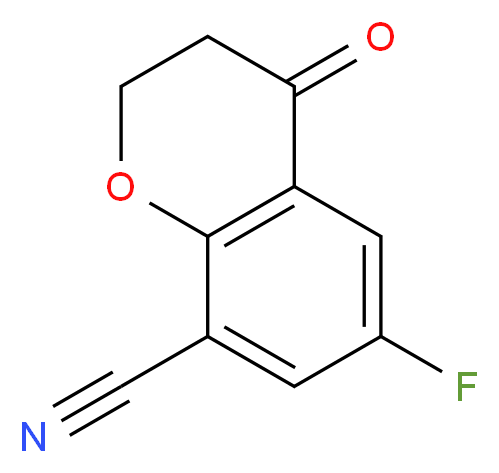 6-Fluoro-4-oxochroman-8-carbonitrile_分子结构_CAS_1260018-13-0)