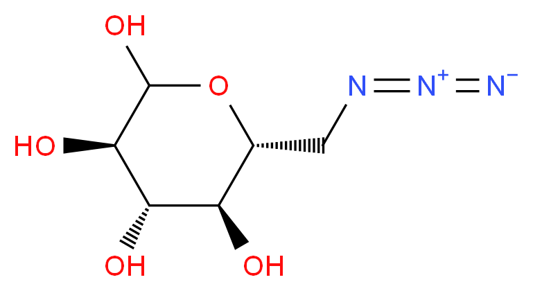 (3R,4S,5S,6R)-6-(azidomethyl)oxane-2,3,4,5-tetrol_分子结构_CAS_20847-05-6