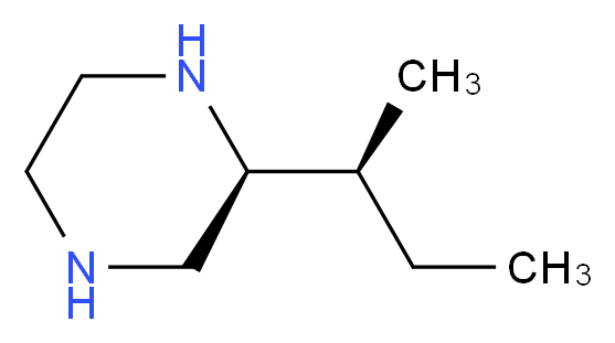 (S)-2-((S)-SEC-BUTYL)-PIPERAZINE_分子结构_CAS_681484-77-5)