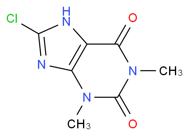 8-CHLOROTHEOPHYLLINE_分子结构_CAS_85-18-7)