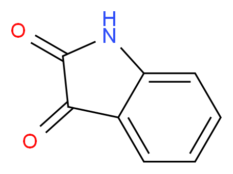2,3-dihydro-1H-indole-2,3-dione_分子结构_CAS_91-56-5