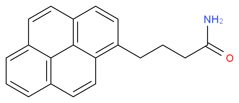 4-(1-Pyrenyl)butyramide_分子结构_CAS_71942-36-4)