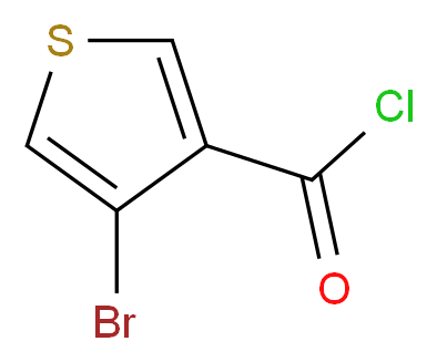 4-Bromothiophene-3-carbonyl chloride 97%_分子结构_CAS_72899-51-5)