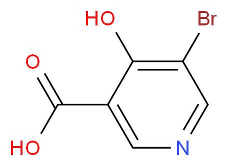 5-Bromo-4-hydroxynicotinic acid_分子结构_CAS_1052114-83-6)