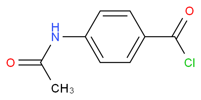 4-acetamidobenzoyl chloride_分子结构_CAS_16331-48-9