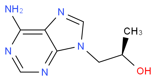 9-Hydroxypropyladenine, R-Isomer_分子结构_CAS_)