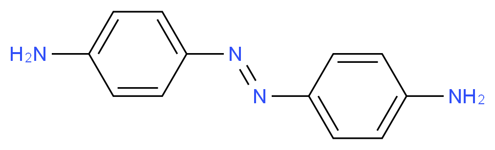 4-[(E)-2-(4-aminophenyl)diazen-1-yl]aniline_分子结构_CAS_538-41-0