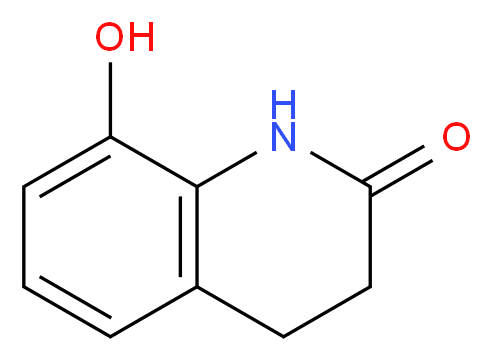 8-HYDROXY-3,4-DIHYDRO-2-QUINOLINONE_分子结构_CAS_52749-50-5)
