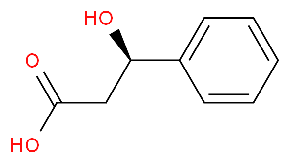 (3R)-3-hydroxy-3-phenylpropanoic acid_分子结构_CAS_2768-42-5