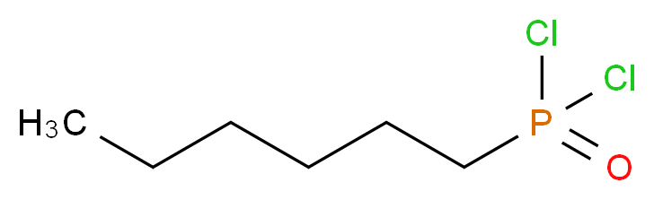 hexylphosphonoyl dichloride_分子结构_CAS_928-64-3