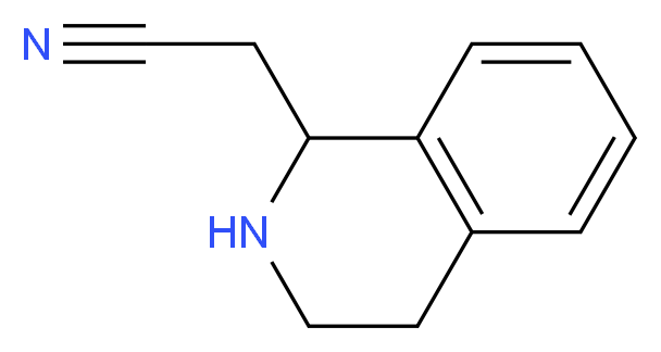 2-(1,2,3,4-tetrahydroisoquinolin-1-yl)acetonitrile_分子结构_CAS_111599-07-6