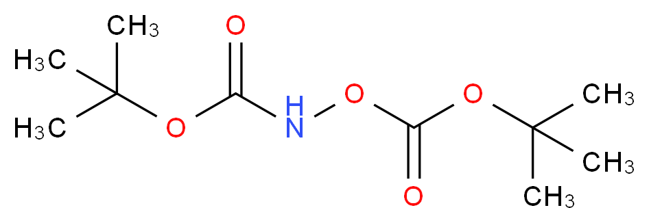 tert-Butyl (tert-butoxycarbonyl)oxycarbamate_分子结构_CAS_85006-25-3)