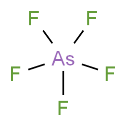 Arsenic pentafluoride 99.9%_分子结构_CAS_7784-36-3)