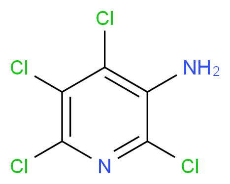 tetrachloropyridin-3-amine_分子结构_CAS_447433-84-3