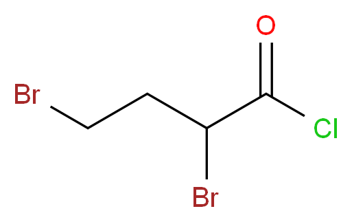 2,4-二溴丁酰氯_分子结构_CAS_82820-87-9)