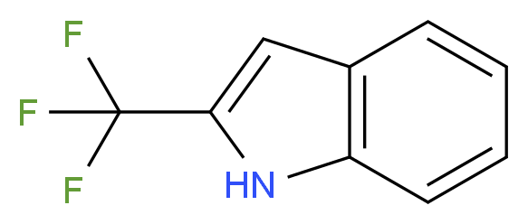 2-(Trifluoromethyl)-1H-indole_分子结构_CAS_51310-54-4)