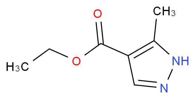 ethyl 5-methyl-1H-pyrazole-4-carboxylate_分子结构_CAS_85290-78-4