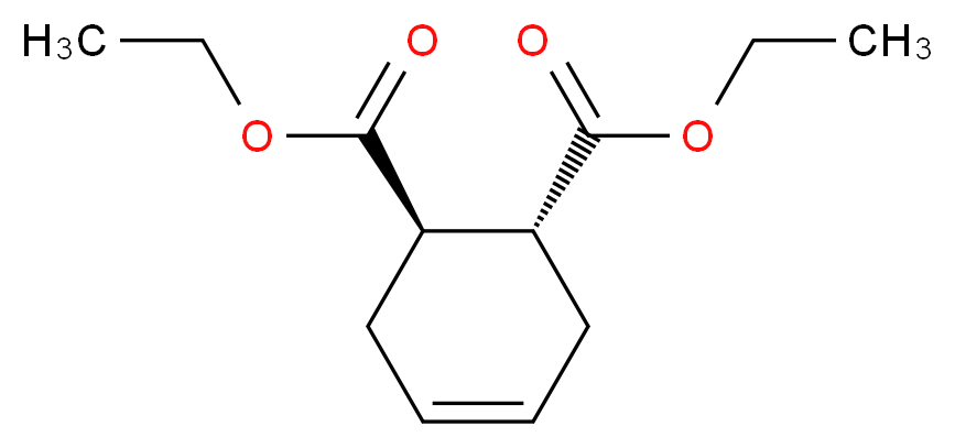 1,2-diethyl (1R,2R)-cyclohex-4-ene-1,2-dicarboxylate_分子结构_CAS_5048-50-0