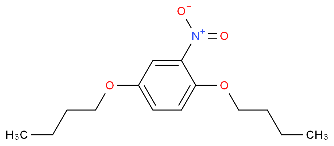 1,4-dibutoxy-2-nitrobenzene_分子结构_CAS_135-15-9