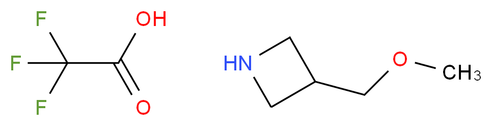 3-(Methoxymethyl)azetidine trifluoroacetate_分子结构_CAS_1228230-82-7)