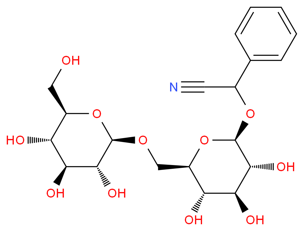 扁桃苷_分子结构_CAS_29883-15-6)