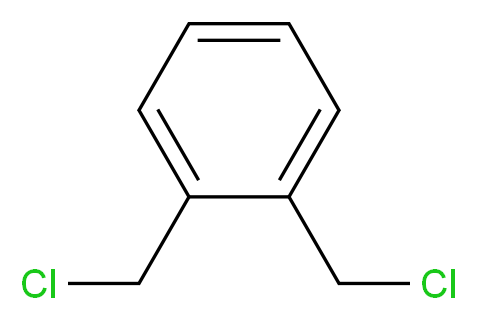 1,2-bis(chloromethyl)benzene_分子结构_CAS_612-12-4