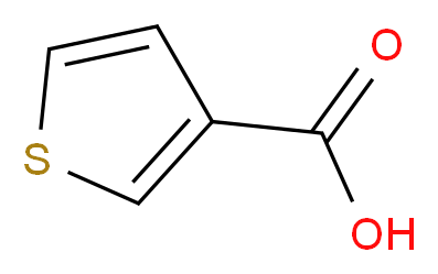 thiophene-3-carboxylic acid_分子结构_CAS_88-13-1