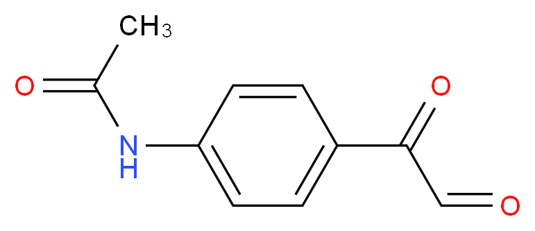 N-(4-(2-OXOACETYL)PHENYL)ACETAMIDE_分子结构_CAS_67014-06-6)