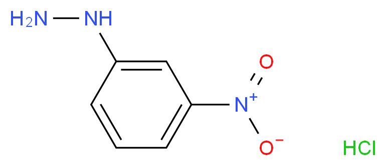 3-硝基苯肼 盐酸盐_分子结构_CAS_636-95-3)