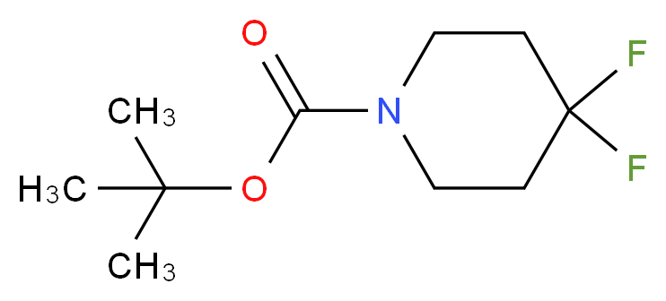 tert-Butyl 4,4-difluoro-1-piperidinecarboxylate_分子结构_CAS_281652-10-6)