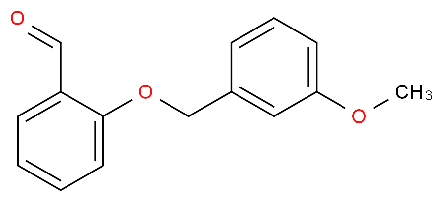 2-[(3-methoxyphenyl)methoxy]benzaldehyde_分子结构_CAS_350693-45-7