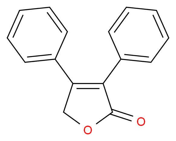 3,4-diphenyl-2,5-dihydrofuran-2-one_分子结构_CAS_5635-16-5