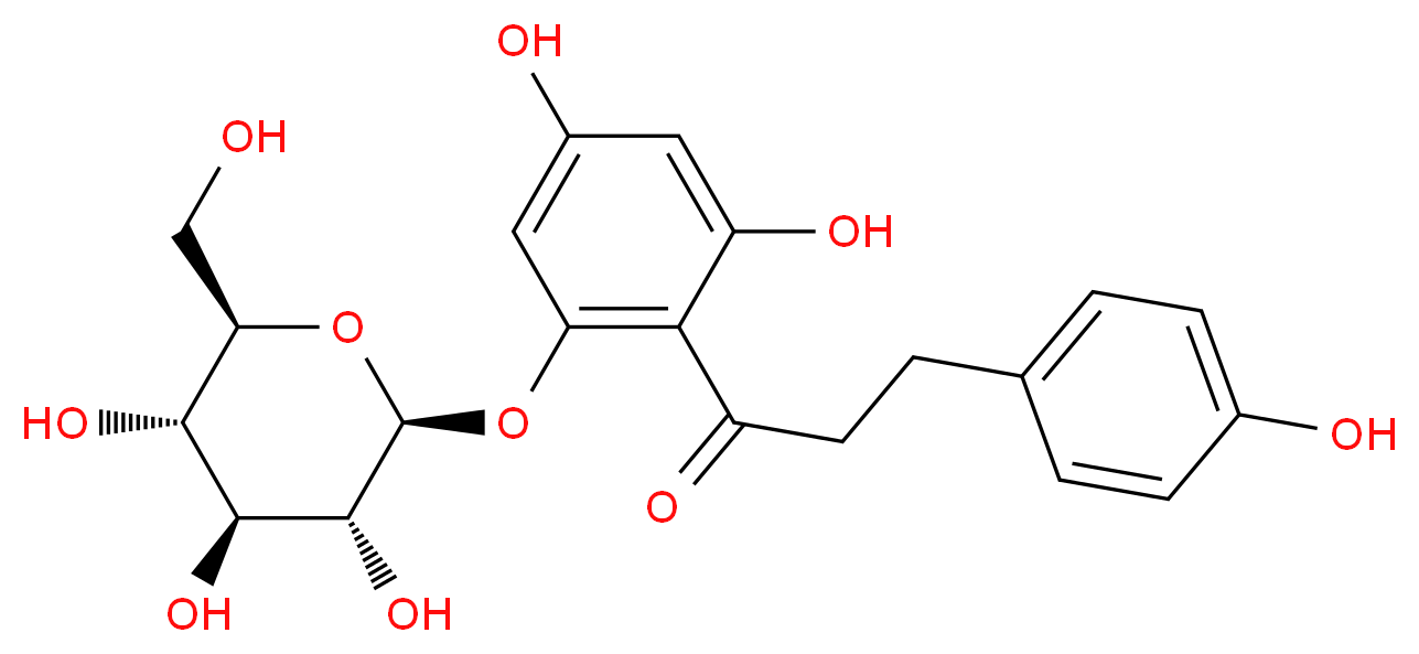 Phlorizin_分子结构_CAS_60-81-1)