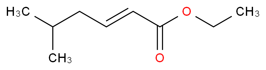 5-Methyl-2-hex-2-enoic Acid Ethyl Ester_分子结构_CAS_2351-89-5)