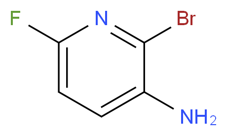 2-Bromo-6-fluoropyridin-3-amine_分子结构_CAS_1068976-51-1)