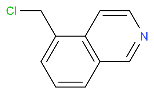 5-(Chloromethyl)isoquinoline_分子结构_CAS_76518-58-6)