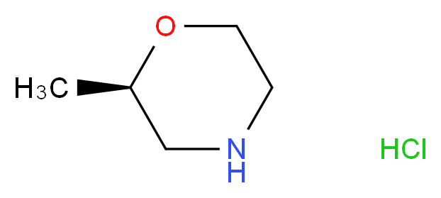 (R)-2-Methylmorpholine hydrochloride_分子结构_CAS_168038-14-0)