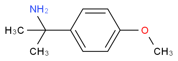 2-(4-methoxyphenyl)propan-2-amine_分子结构_CAS_30568-44-6