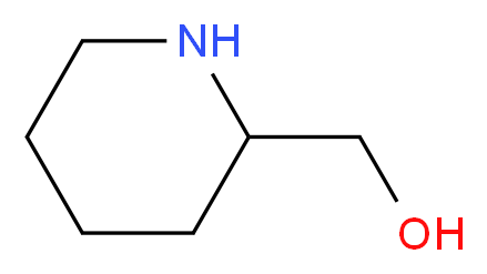 2-Piperidinemethanol_分子结构_CAS_3433-37-2)