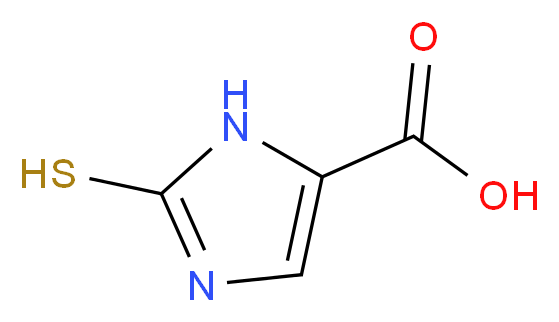 2-mercapto-1H-imidazole-5-carboxylic acid_分子结构_CAS_25271-85-6)