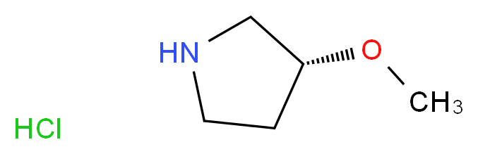 (3R)-3-methoxypyrrolidine hydrochloride_分子结构_CAS_474707-30-7