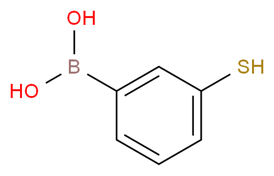 3-巯基苯硼酸_分子结构_CAS_352526-01-3)