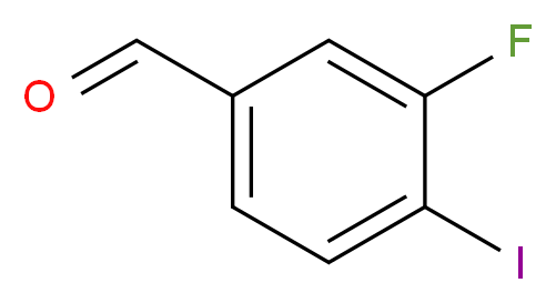 3-fluoro-4-iodobenzaldehyde_分子结构_CAS_1003709-57-6