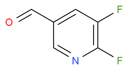 5,6-DIFLUORONICOTINALDEHYDE_分子结构_CAS_1227583-68-7)