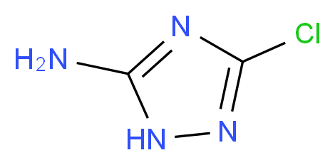 3-chloro-1H-1,2,4-triazol-5-amine_分子结构_CAS_130631-49-1)